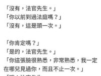 法官到底是在哪裡看過證人的？？