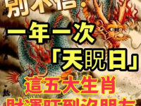 別不信！今天「天眖日」開始，這五大生肖「財運旺」到沒有朋友！