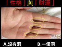 伸出你的手，五指併攏有幾個洞？測出你一生性格與財運