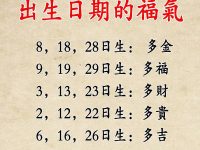 出生日期的福氣