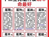 十二生肖，誰的晚年命最好！