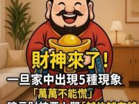 財神來了！一旦家中出現5種現象「萬萬不能慌」　暗示財神要上門「越住越有錢」