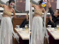 茶藝師妖嬈倒茶「面具遮臉」!客人手欠一掀...全場瞬間死寂:心臟直接涼掉! 茶藝師妖嬈倒茶「面具遮臉」!客人手欠一掀...全場瞬間死寂:心臟直接涼掉!