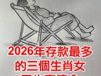 2026年最會存錢的三大生肖女，一路發財到手軟！