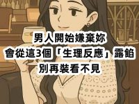 男人開始嫌棄你會從這「三個生理反應」露餡別再裝看不見！