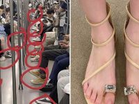 捷運奇觀「夏天沒人穿涼鞋」全車休閒鞋,他直呼「搞不懂」,知情人「一眼看穿」:換我也不穿 捷運奇觀「夏天沒人穿涼鞋」全車休閒鞋,他直呼「搞不懂」,知情人「一眼看穿」:換我也不穿