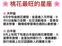 九月桃花炸裂！這些星座超容易被追！