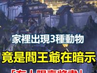 閻王爺的暗示？家中若出現這3種動物要小心！暗示有人陽壽將盡！