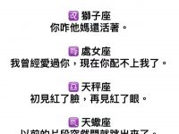 十二星座見到舊愛的時候