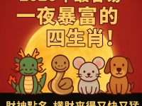 2026年最容易一夜暴富的四生肖!財神點名,橫財來得又快又猛 2026年最容易一夜暴富的四生肖!財神點名,橫財來得又快又猛