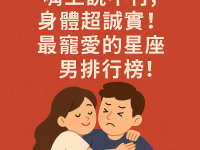 嘴上說不行，身體超誠實！最寵愛的星座男排行榜！