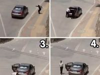 運將路邊暖心載街友！搬完行李回頭「車內車外沒人影」，監視器拍下鼻酸一幕