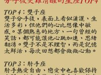 戀愛時深情,分手後更難清醒的星座TOP4! 戀愛時深情,分手後更難清醒的星座TOP4!