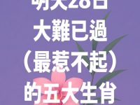 28日大難已過(最惹不起)的五大生肖 28日大難已過(最惹不起)的五大生肖