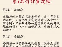 『最愛冷暴力』的5大星座！