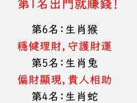 2026年財運最旺的生肖，第1名出門就賺錢！