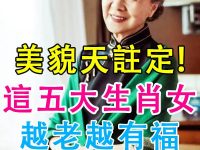 美貌天註定！這五大生肖女越老越有福，第三名驚豔一生！