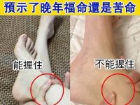 腳踝處能不能握住，預示了晚年福命還是苦命！