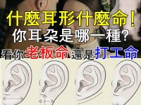 什麼耳形什麼命!你耳朵是哪一種?看你老闆命還是打工命! 什麼耳形什麼命!你耳朵是哪一種?看你老闆命還是打工命!