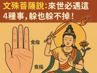 無名指「長過食指」的人，文殊菩薩說：來世必遇這4種事，躲也躲不掉