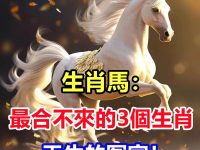 生肖馬：最合不來的三個生肖！天生的冤家
