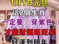 元旦到了，這2個生肖一定要「穿紫色」才能財運旺旺來，好運到明年！