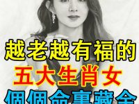 越老越有福氣的五大生肖女，後半生有錢有愛！